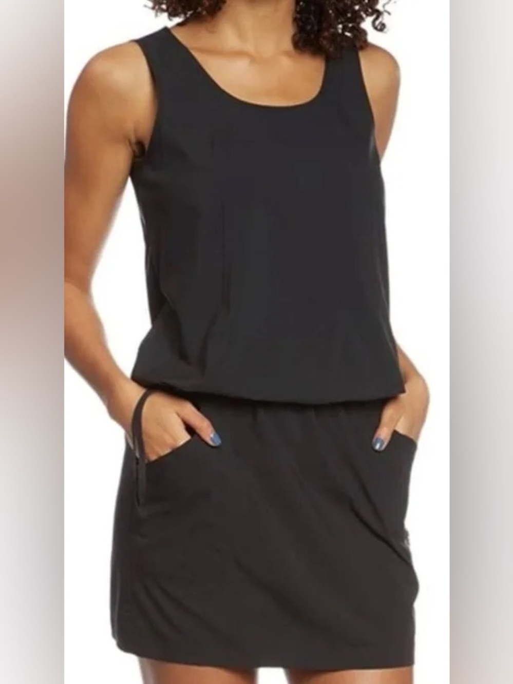 Arc’teryx Contenta Dress Size Large Black Lightweight Travel Dress